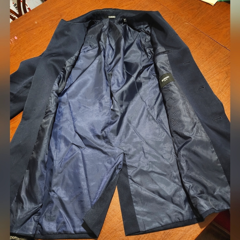 Murano Men's Navy Blue Coat - Picture 6 of 8